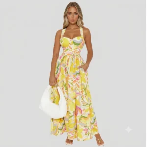 Floral Summer Maxi Dress