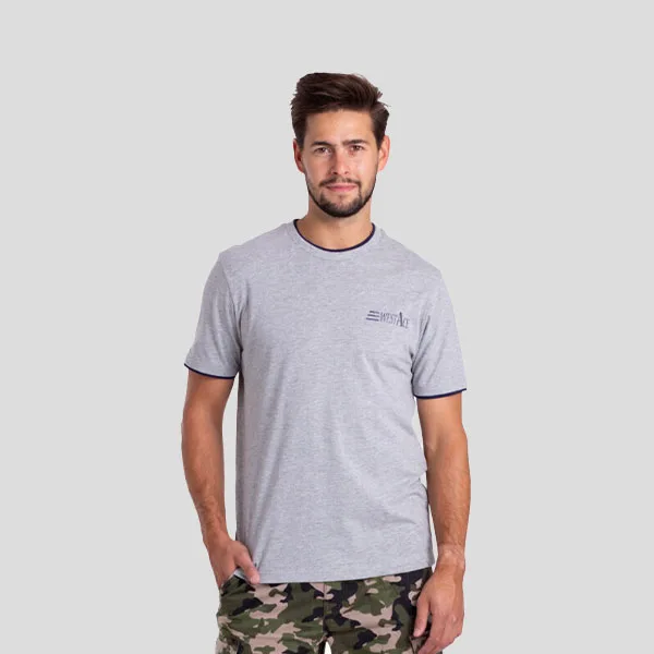 Crew Neck Cotton T-Shirt